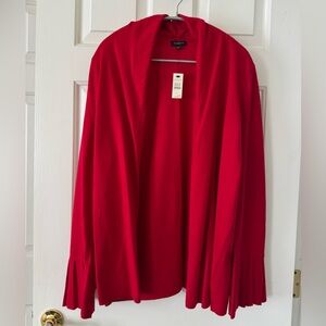 Talbots Vibrant Red Knit Sweater NWT